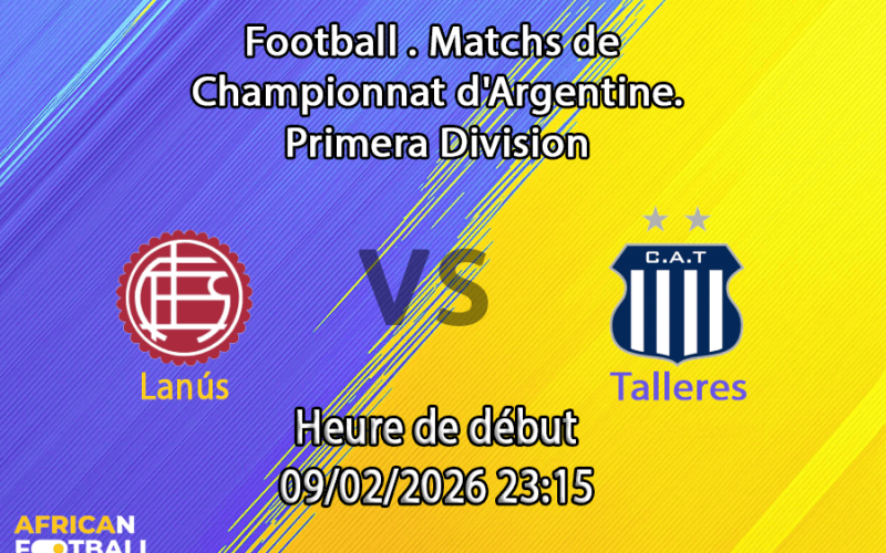 Pronostic Lanús - Talleres Córdoba