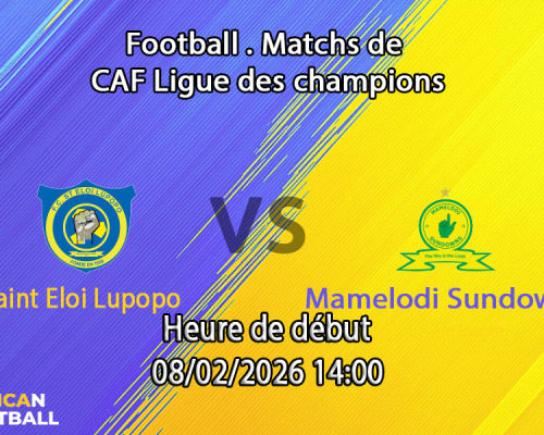 Pronostic Saint Eloi Lupopo - Mamelodi Sundowns