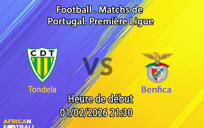 Pronostic Tondela - Benfica