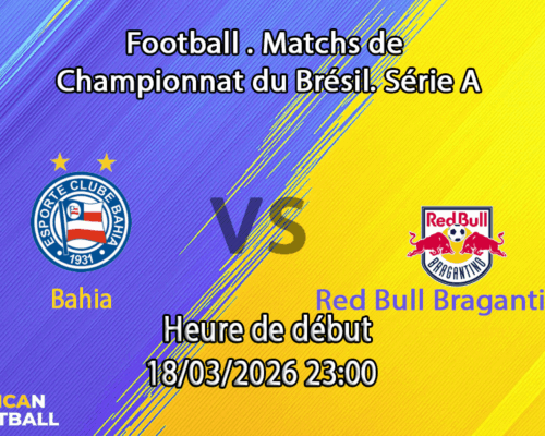 Pronostic Bahia – Red Bull Bragantino