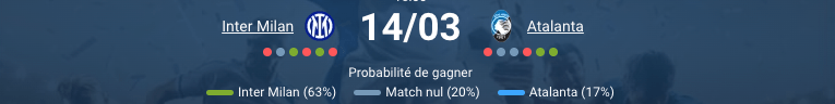 Pronostic Inter Milan – Atalanta 14/03/2026 | Serie A 