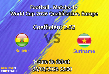 Pronostic Bolivie – Suriname