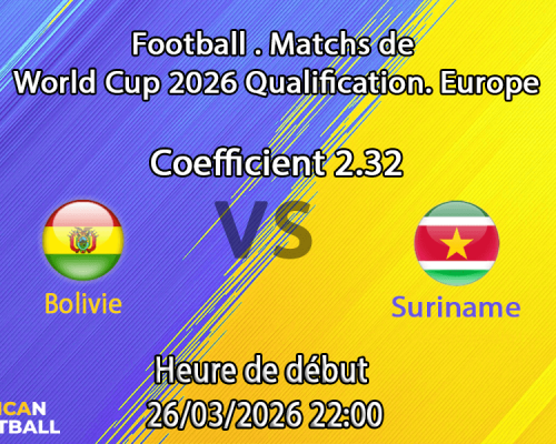 Pronostic Bolivie – Suriname