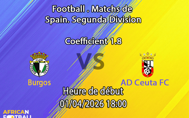 Pronostic Burgos – AD Ceuta FC