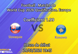 Pronostic Slovaquie – Kosovo