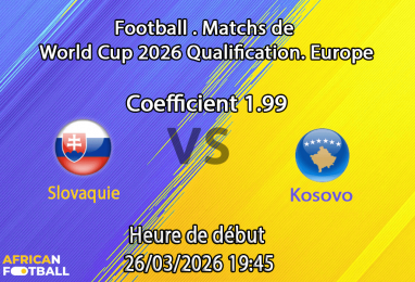 Pronostic Slovaquie – Kosovo