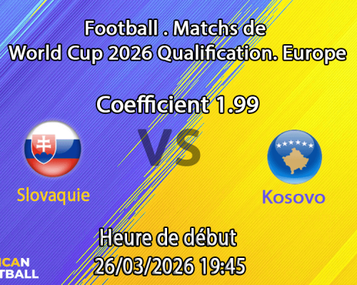Pronostic Slovaquie – Kosovo