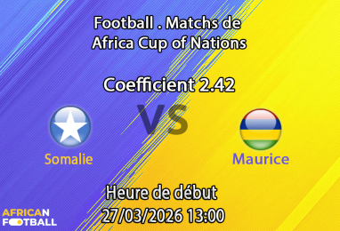 Pronostic Somalie – Maurice