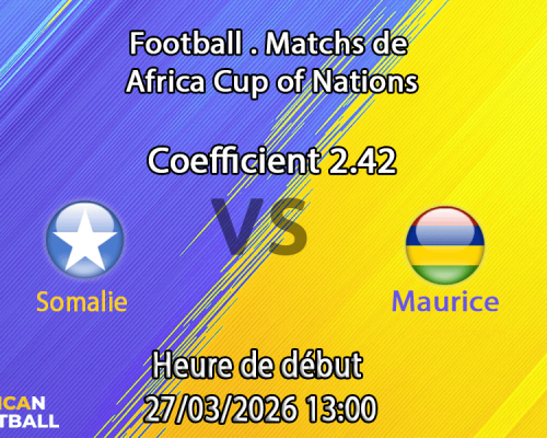 Pronostic Somalie – Maurice