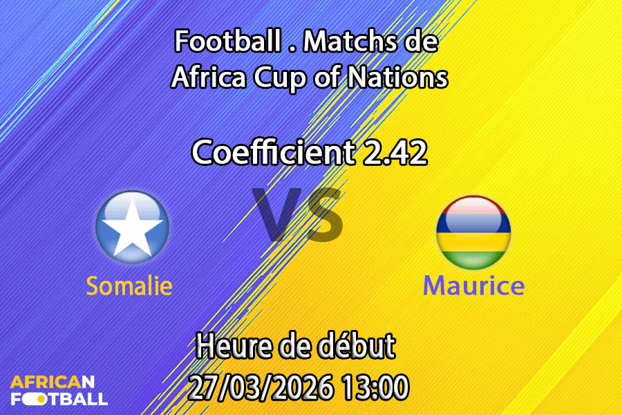 Pronostic Somalie – Maurice