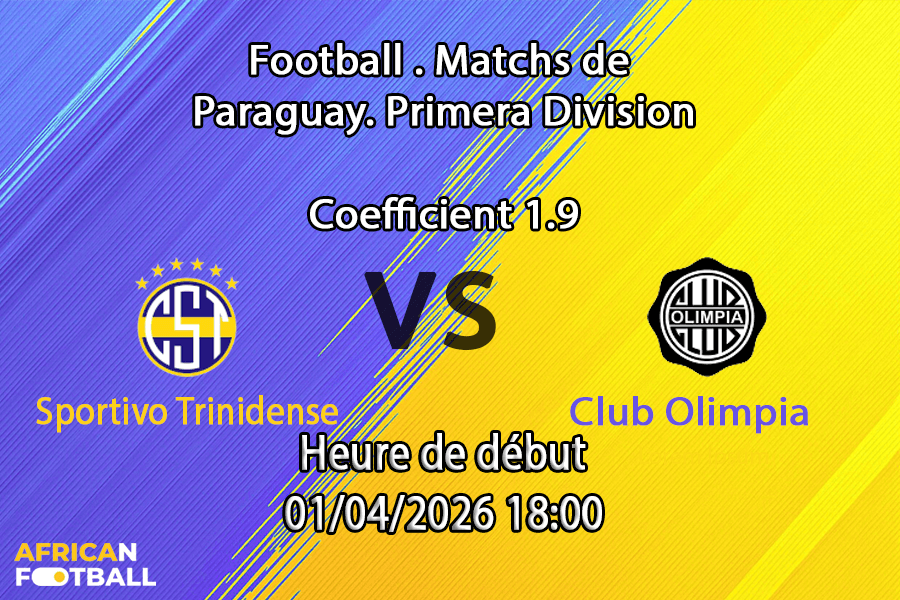 Pronostic Sportivo Trinidense – Club Olimpia
