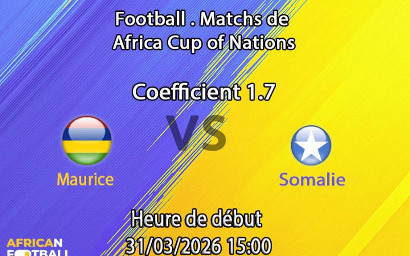 Pronostic Maurice – Somalie