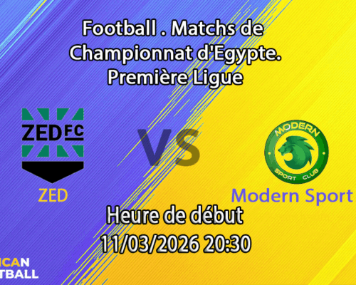 Pronostic ZED FC – Modern Sport FC
