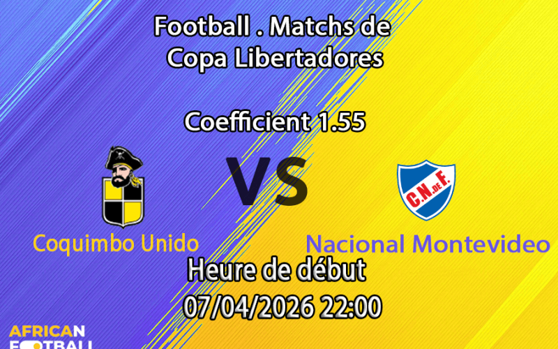 Pronostic Coquimbo Unido – Nacional Montevideo