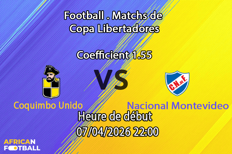 Pronostic Coquimbo Unido – Nacional Montevideo