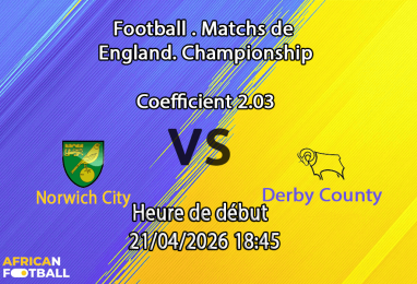Pronostic Norwich City – Derby County
