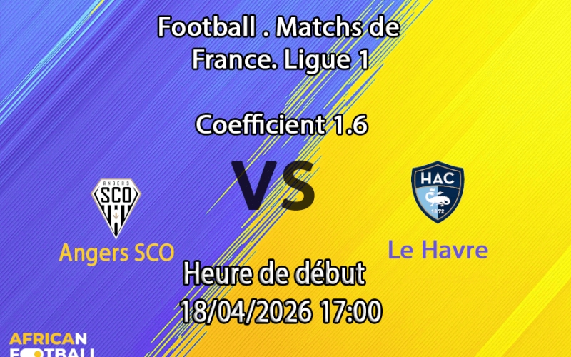 Pronostic Angers SCO – Le Havre