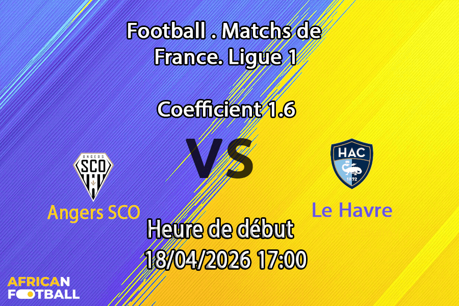 Pronostic Angers SCO – Le Havre