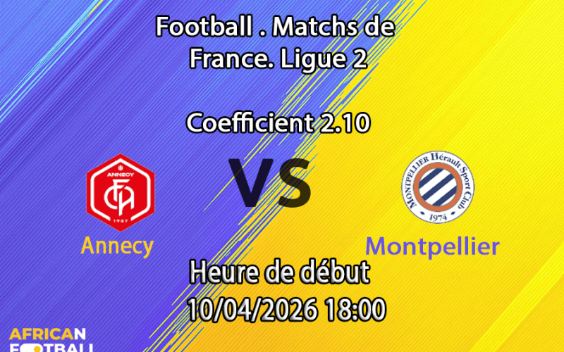 Pronostic Annecy – Montpellier