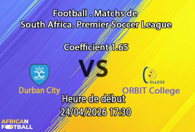 Pronostic Durban City – ORBIT College
