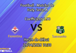 Pronostic Fiorentina – Sassuolo
