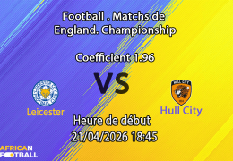 Pronostic Leicester – Hull City
