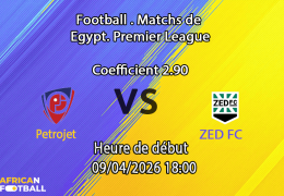 Pronostic Petrojet – ZED FC