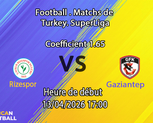 Pronostic Rizespor – Gaziantep