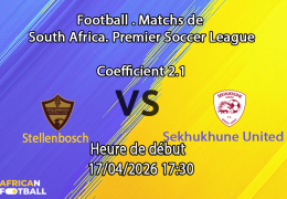 Pronostic Stellenbosch – Sekhukhune United