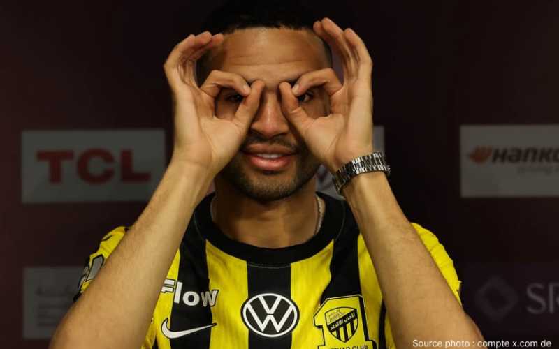 Youssef En-Nesyri attaquant marocain sous le maillot d'Al Ittihad