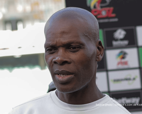 Arthur Zwane entraîneur d'AmaZulu FC au Moses Mabhida Stadium après la défaite 1-0 contre Kaizer Chiefs, 17 mai 2026