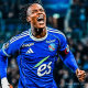 Emanuel Emegha attaquant Strasbourg futur Chelsea 2026 au Princess Meinau Stadium Alsace — blessé absent demi-finale Conference League contre Rayo Vallecano