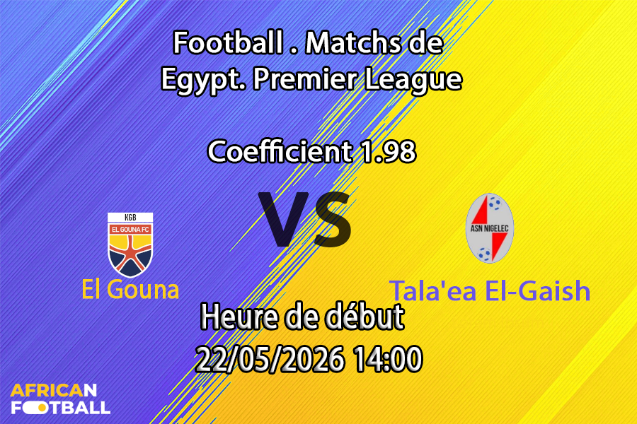 Pronostic El Gouna - Tala'ea El-Gaish