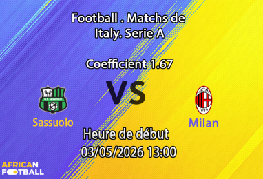 Pronostic Sassuolo – Milan