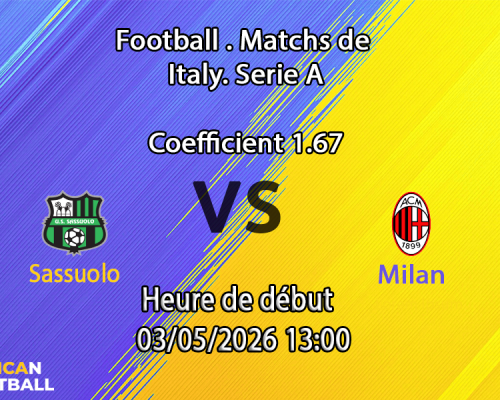 Pronostic Sassuolo – Milan