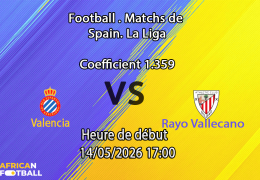 Pronostic Valencia - Rayo Vallecano