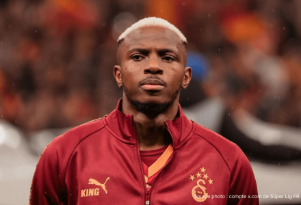 Victor Osimhen attaquant de Galatasaray associé au Real Madrid lors du mercato estival 2026