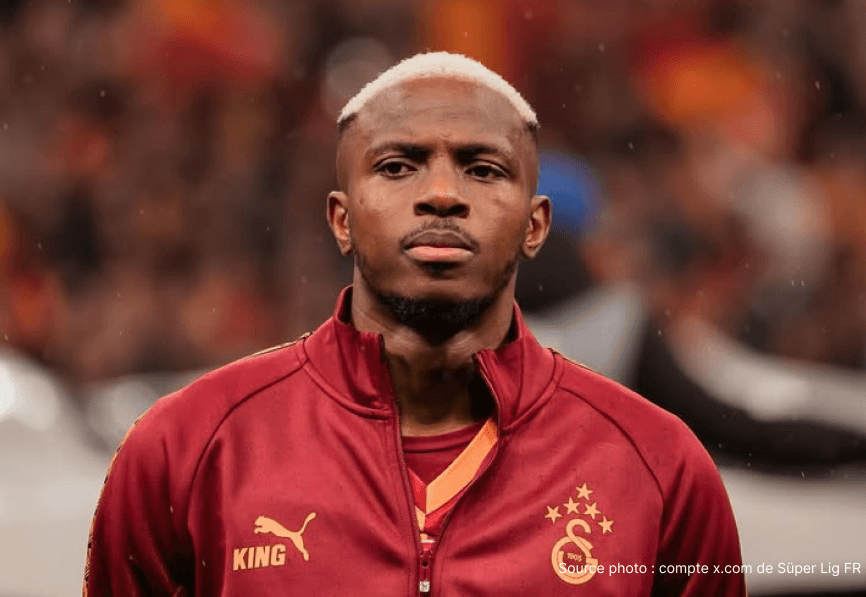 Victor Osimhen attaquant de Galatasaray associé au Real Madrid lors du mercato estival 2026
