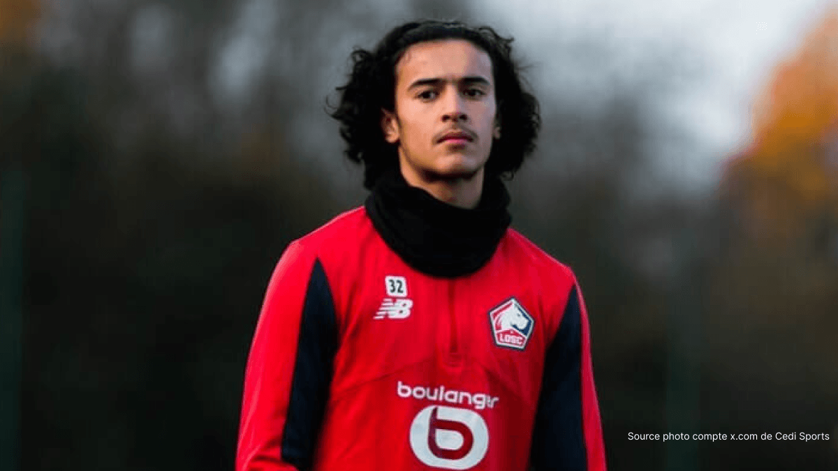 Ayyoub Bouaddi milieu marocain LOSC Lille, ciblé par Bayern Munich Arsenal PSG mercato juin 2026