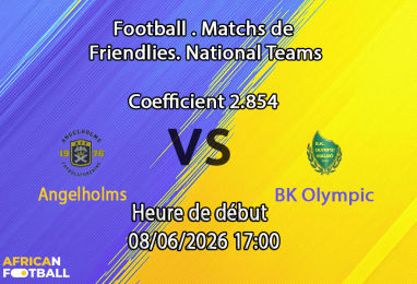 Pronostic Angelholms BK Olympic – Ettan Södra journée 11 à l'Änglavallen, 8 juin 2026