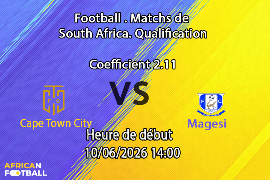 Pronostic Cape Town City – Magesi