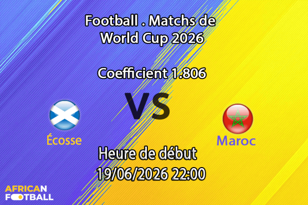Pronostic Écosse - Maroc