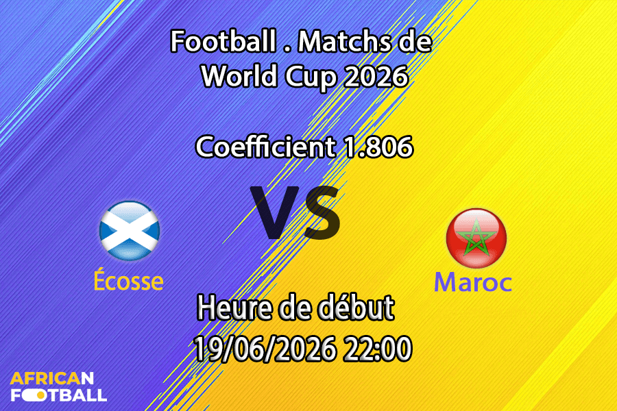 Pronostic Écosse - Maroc