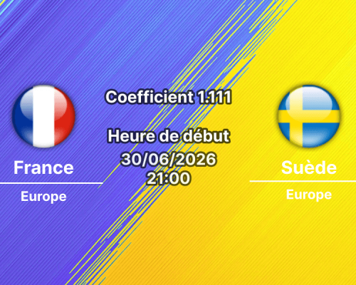 Pronostic France vs Suède, 30 juin New York. Dembélé 4 buts face au duo Gyökeres-Isak : nos 3 paris pour ce 16e de finale du Mondial 2026.