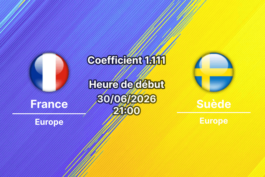 Pronostic France vs Suède, 30 juin New York. Dembélé 4 buts face au duo Gyökeres-Isak : nos 3 paris pour ce 16e de finale du Mondial 2026.