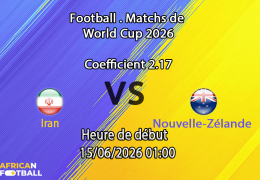 Pronostic Iran Nouvelle-Zélande – groupe G Mondial 2026 au SoFi Stadium d'Inglewood, 16 juin 2026