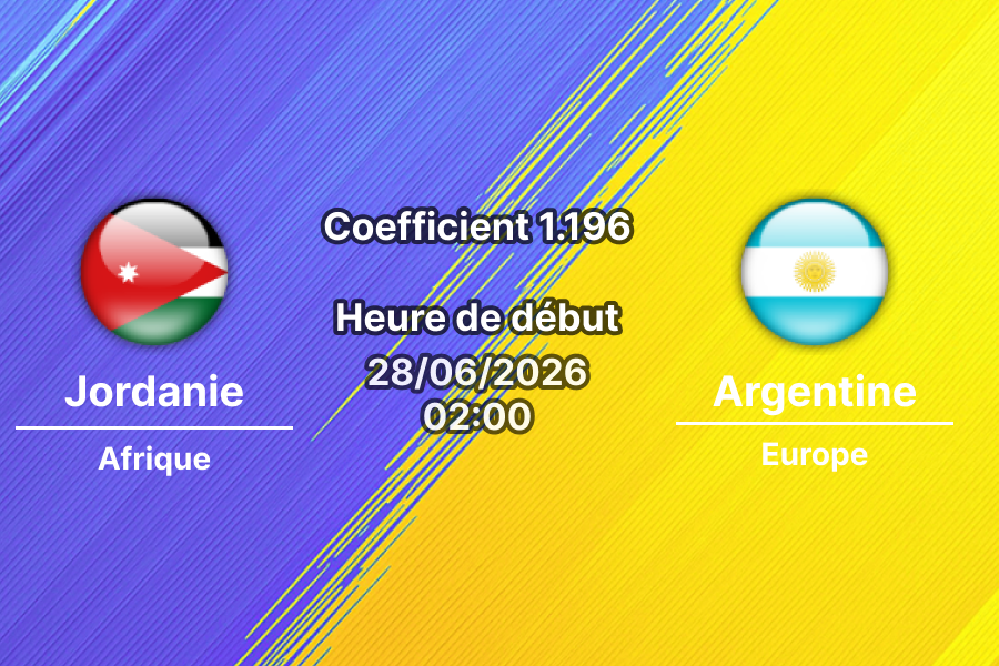 Pronostic Jordanie - Argentine
