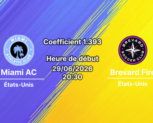 Pronostic Miami AC Brevard Fire – AutoNation Field Davie Floride, USL League Two 2026, 29 juin