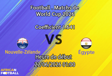 Pronostic Nouvelle-Zélande Égypte – BC Place Vancouver, Coupe du Monde 2026, groupe G, 22 juin