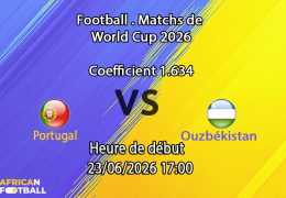 Pronostic Portugal Ouzbékistan – NRG Stadium Houston, Coupe du Monde 2026, groupe K, 23 juin